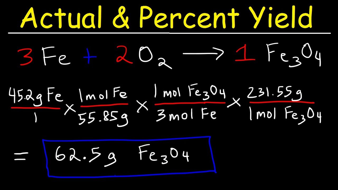 How to Find Percent Yield