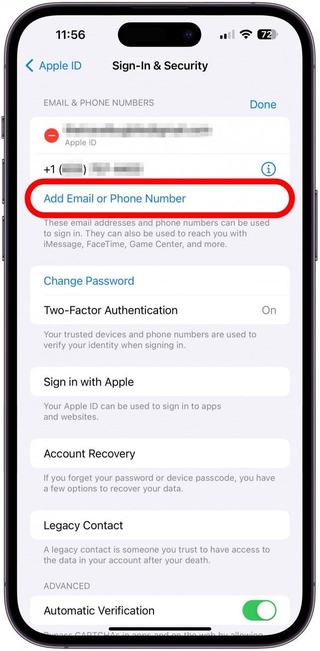 how to change your phone number