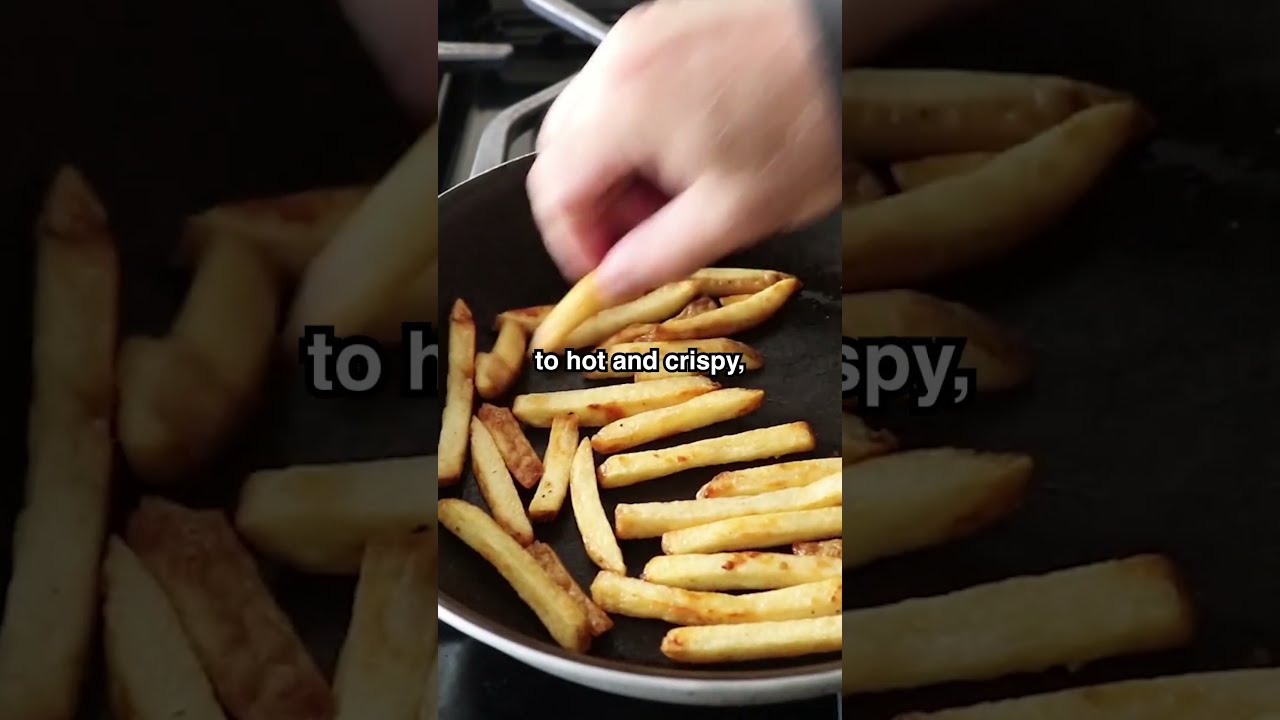 Perfectly reheated fries