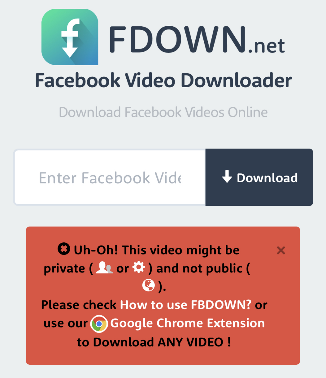 Download Facebook Videos Illustration